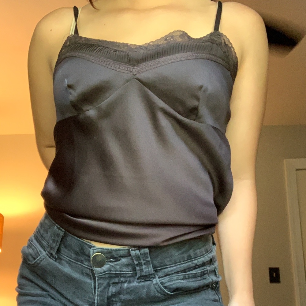 VINTAGE SATIN CAMI TOP